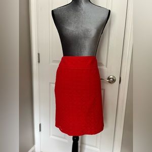 Skirt red/orange